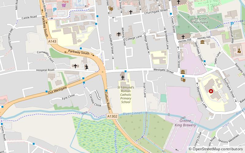 St Edmund's Church location map