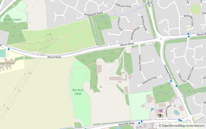 Moreton Hall location map