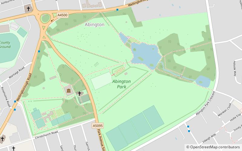 Abington Park location map