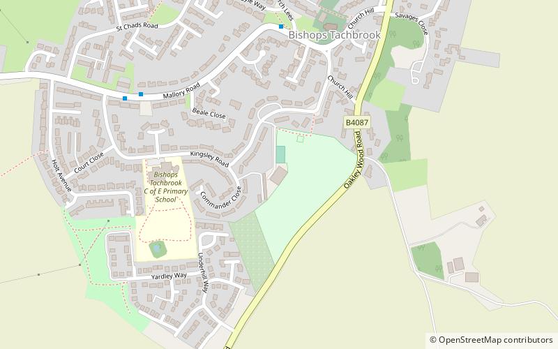 Bishops Tachbrook Sports and Social Club location map