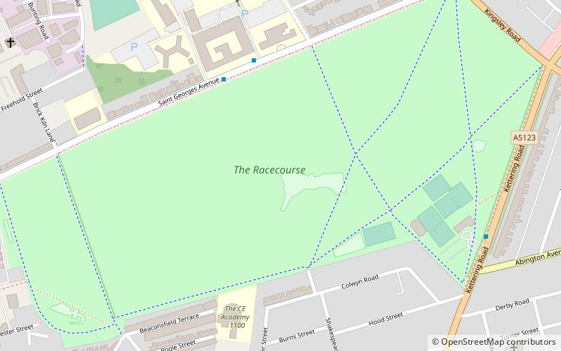 The Racecourse location map