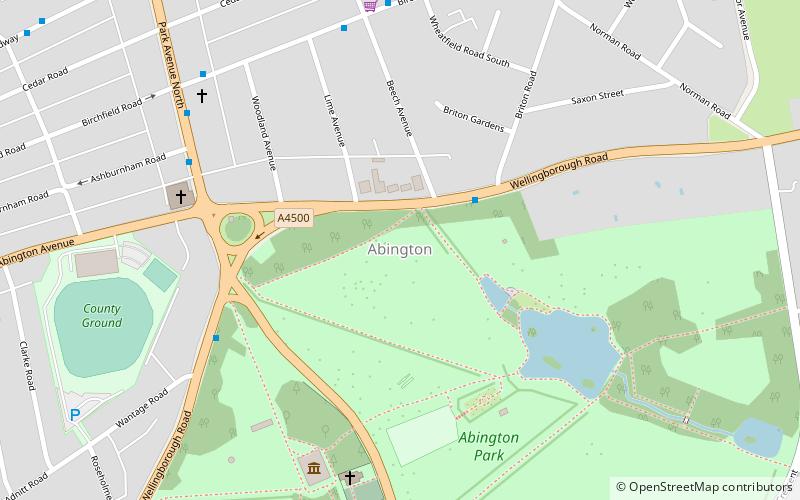 Abington location map