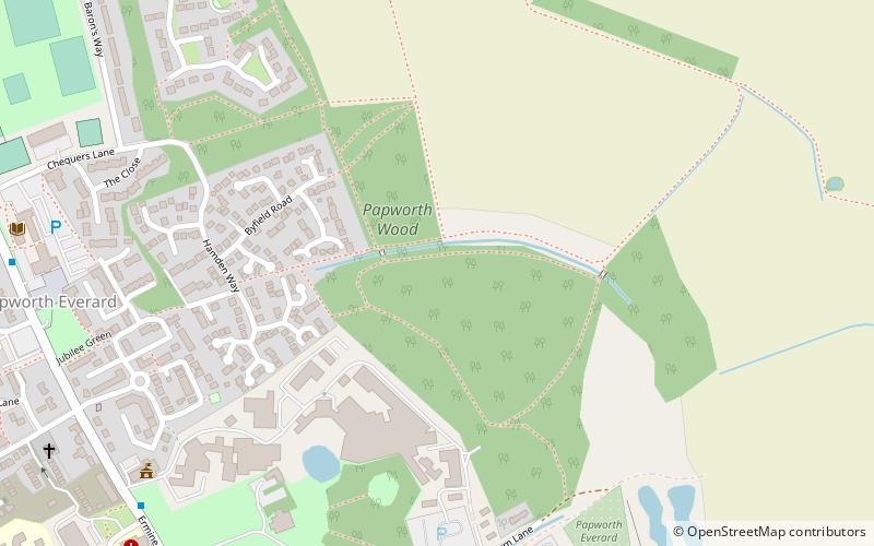 Papworth Wood location map