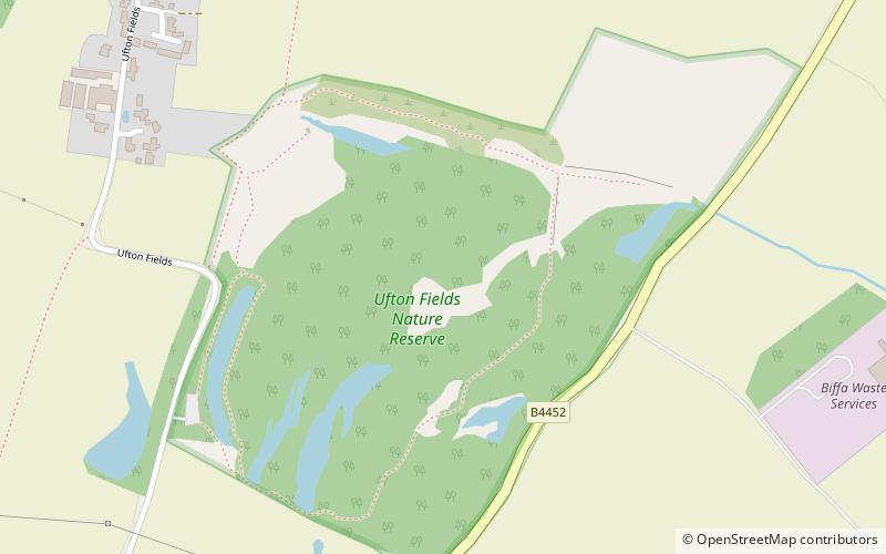 Ufton Fields location map