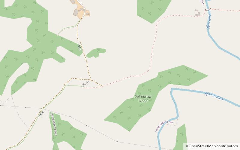Cefnllys location map