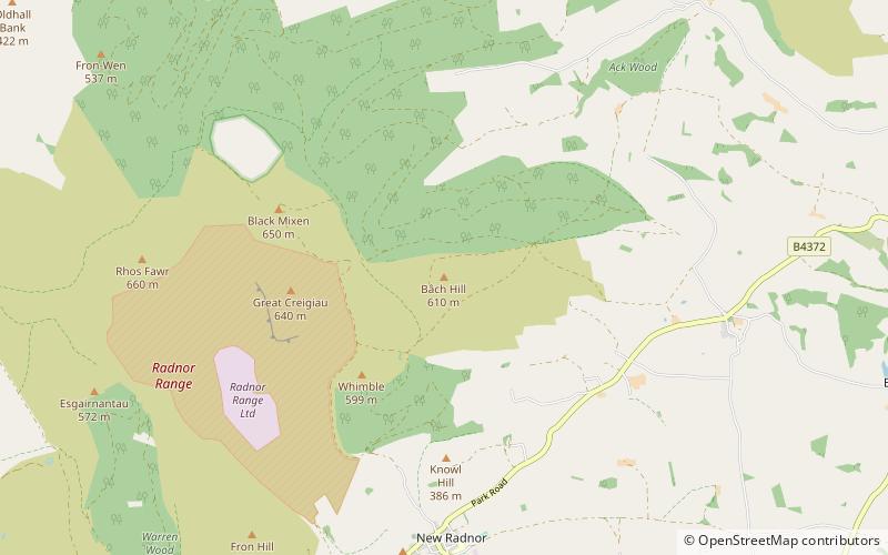 Bache Hill location map