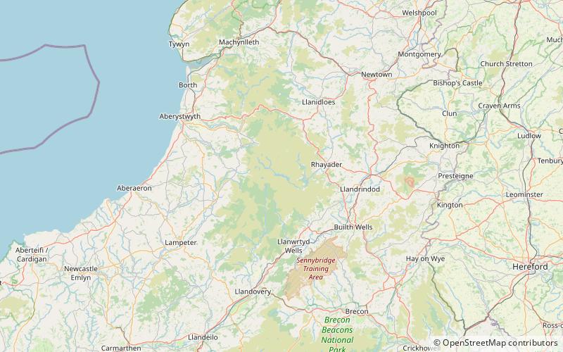 Claerwen location map
