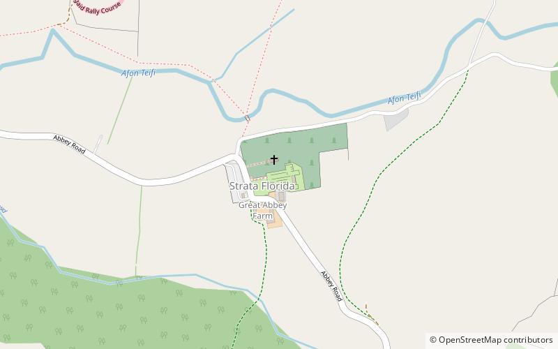 Strata Florida Abbey location map