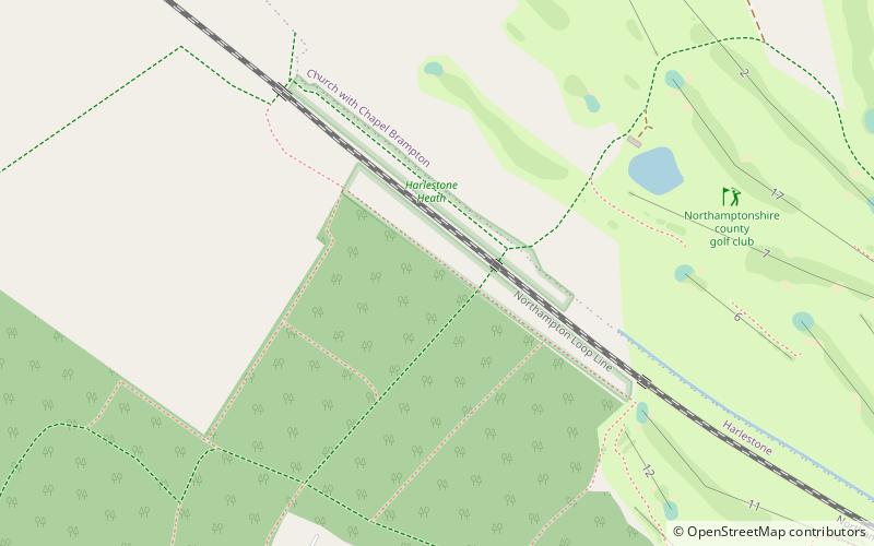 Harlestone Heath location map