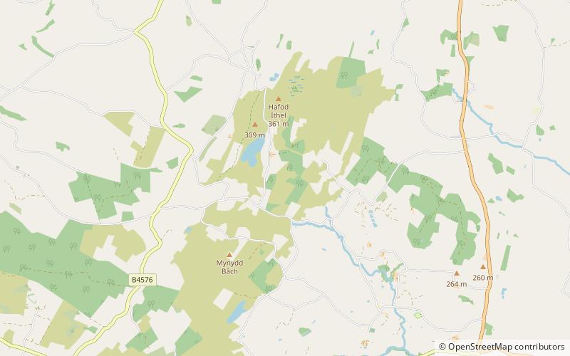 mynydd bach location map