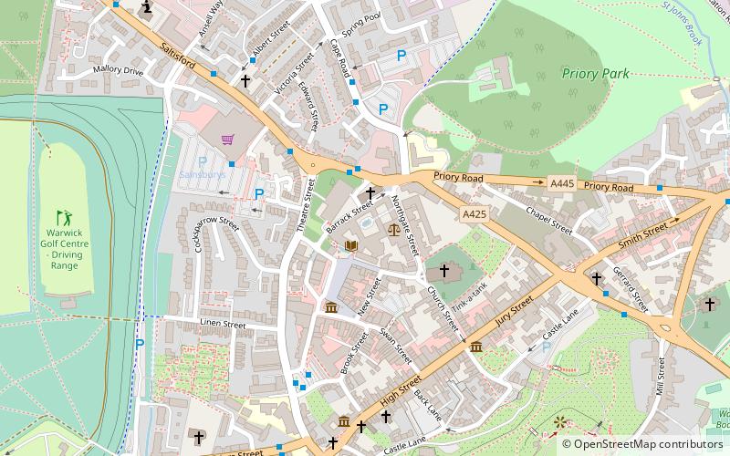 Shire Hall location map