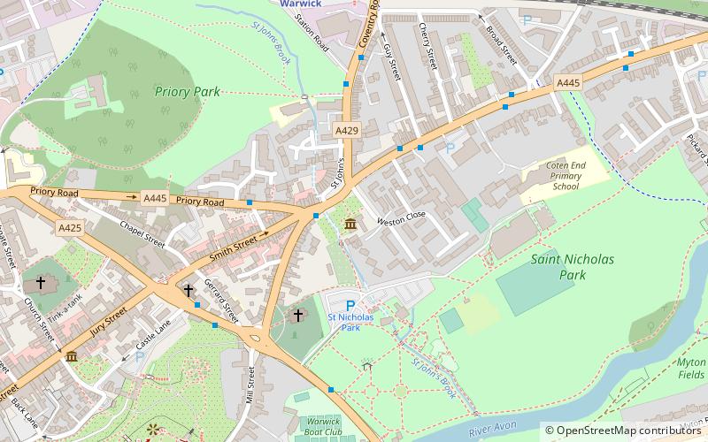 Royal Regiment of Fusiliers Museum location map