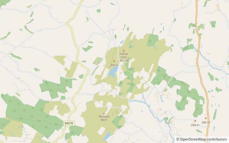 Llyn Eiddwen location map