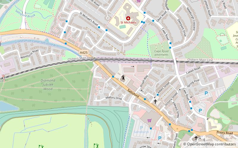 St Michael's Leper Hospital location map