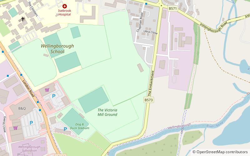 wellingborough school location map