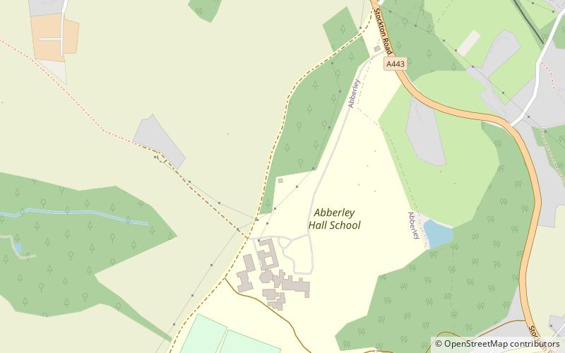Abberley Clock Tower location map