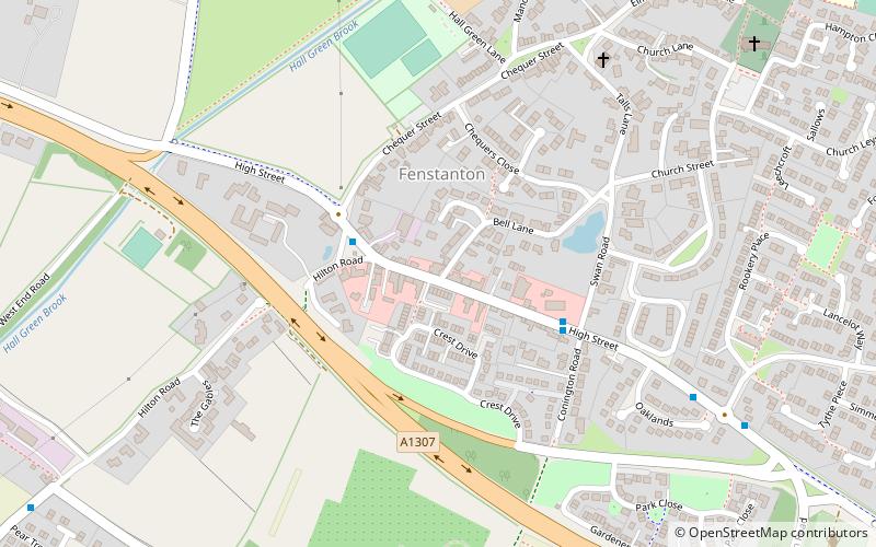 Fenstanton location map