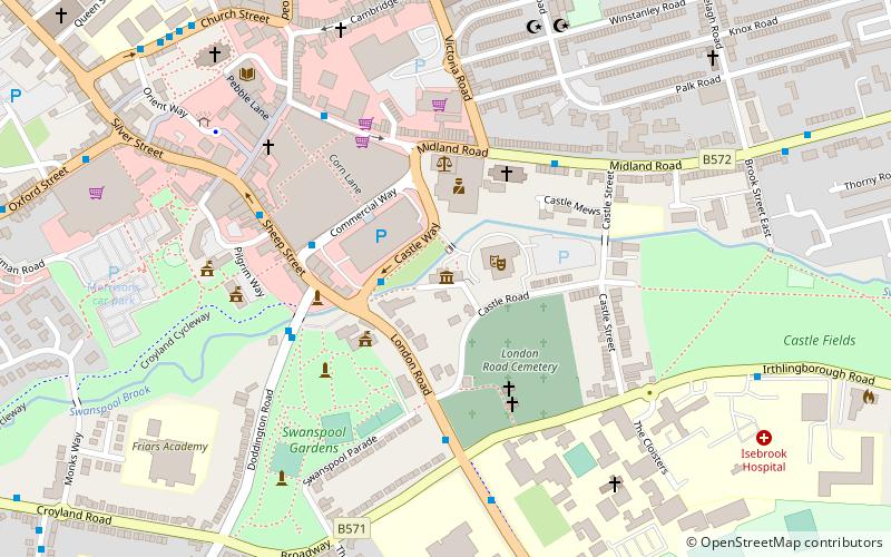 Wellingborough Museum location map