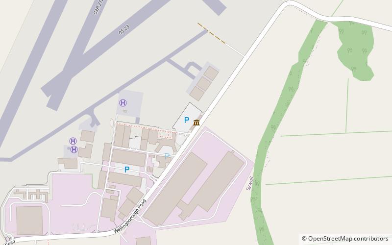 Sywell Aviation Museum location map