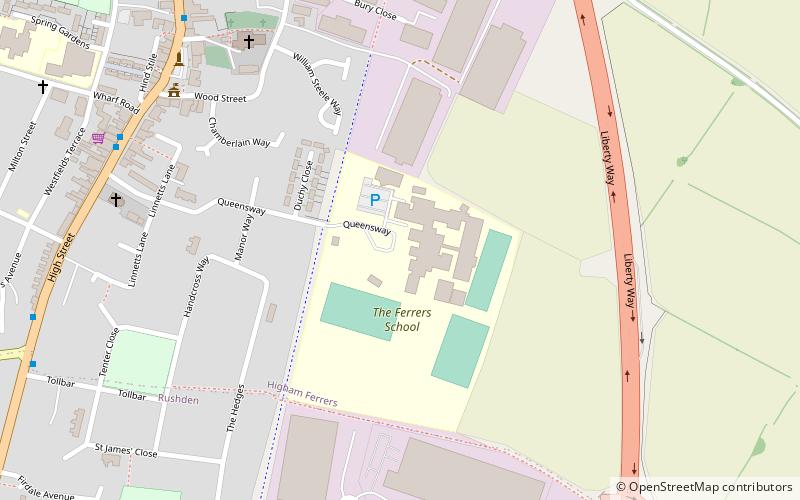 East Northamptonshire College location map