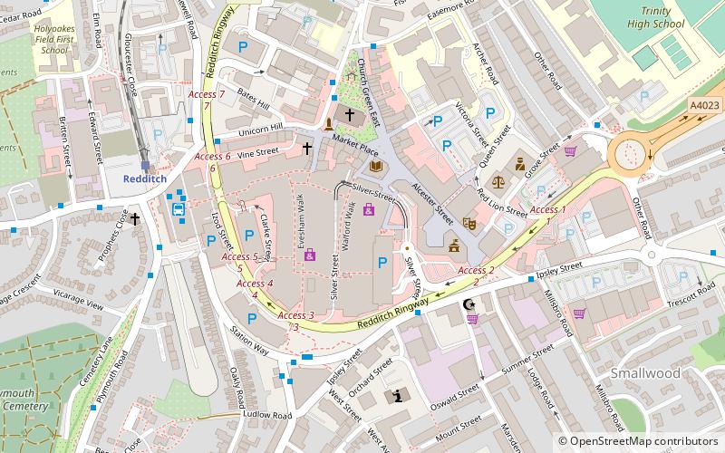 Kingfisher Shopping Centre location map