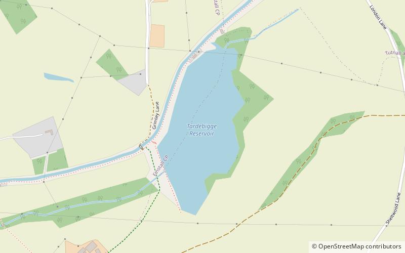 Tardebigge Lake location map