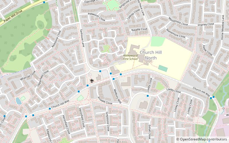 New Church Hill Centre location map