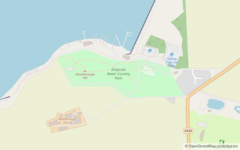 Draycote Water location map