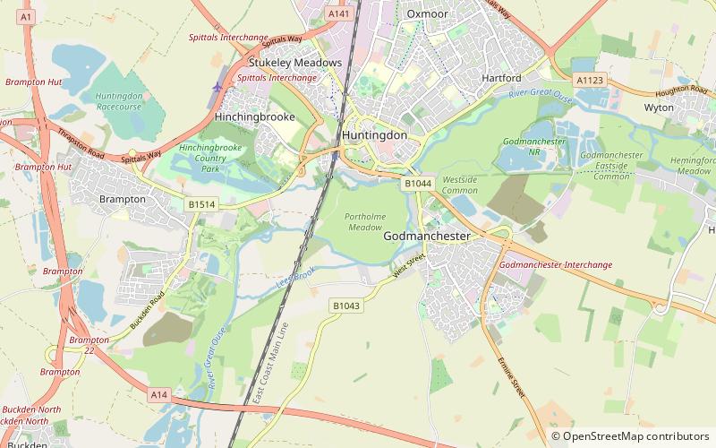 Portholme location map