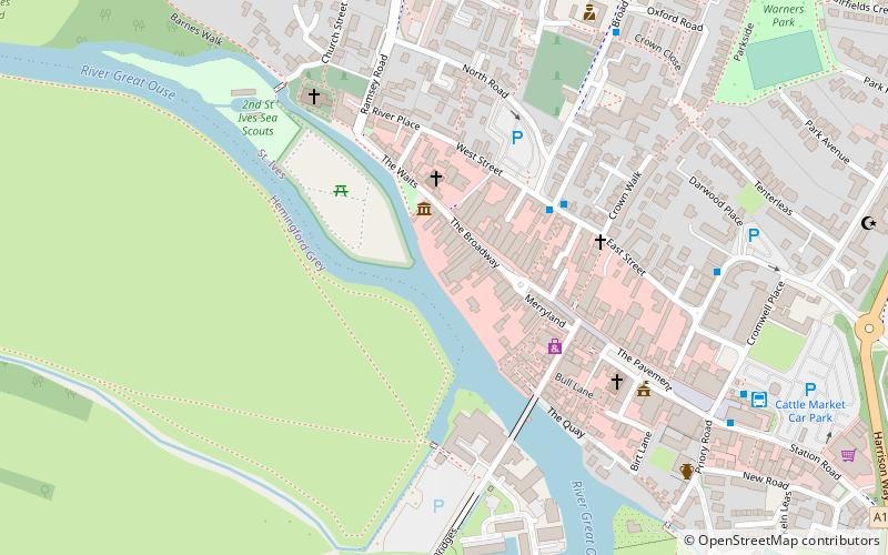 St Ives Rowing Club location map