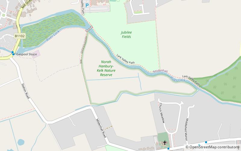 Norah Hanbury-Kelk Meadows location map