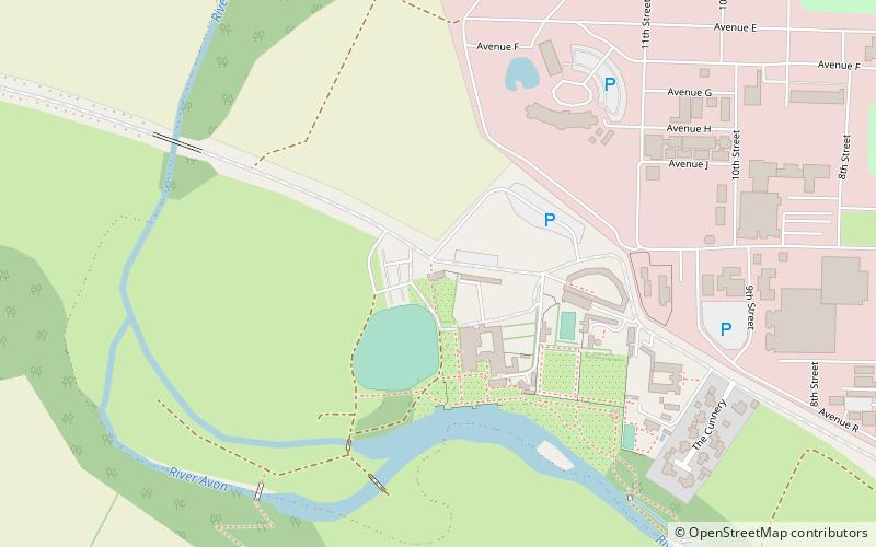 Stoneleigh Abbey Gatehouse location map
