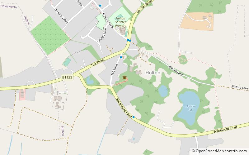 Holton Windmill location map