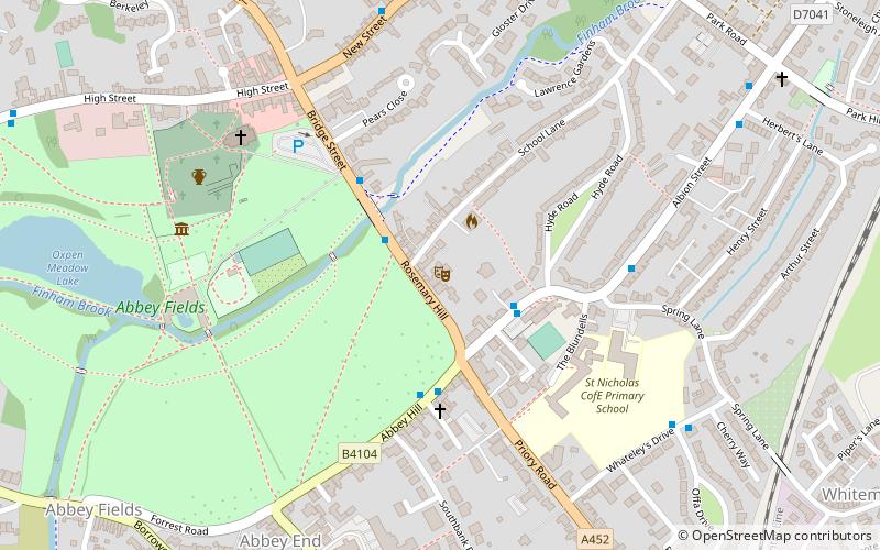 Priory Theatre location map