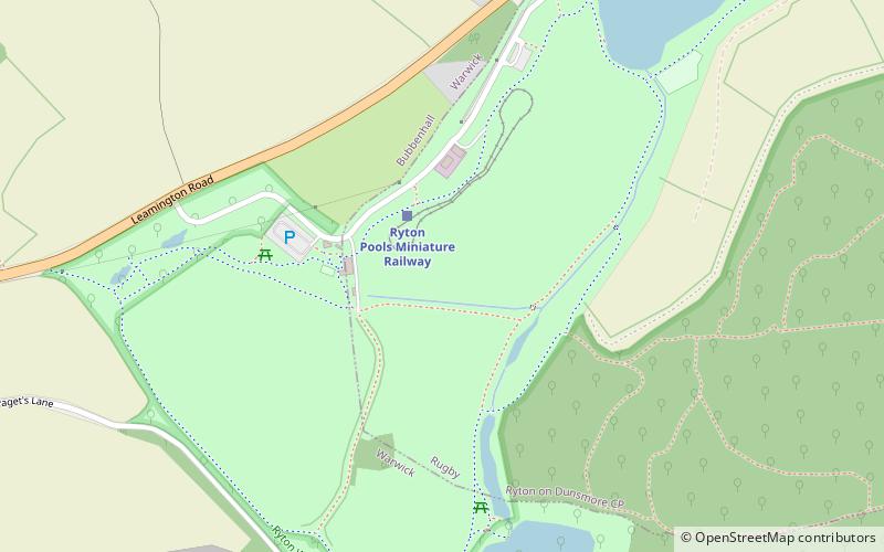Ryton Pools Country Park location map