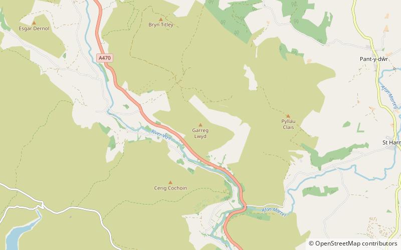 garreg lwyd location map