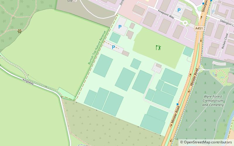 Chain Wire Club Ground location map