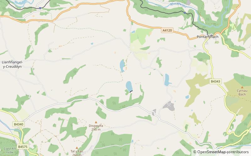 Rhos-Rydd location map