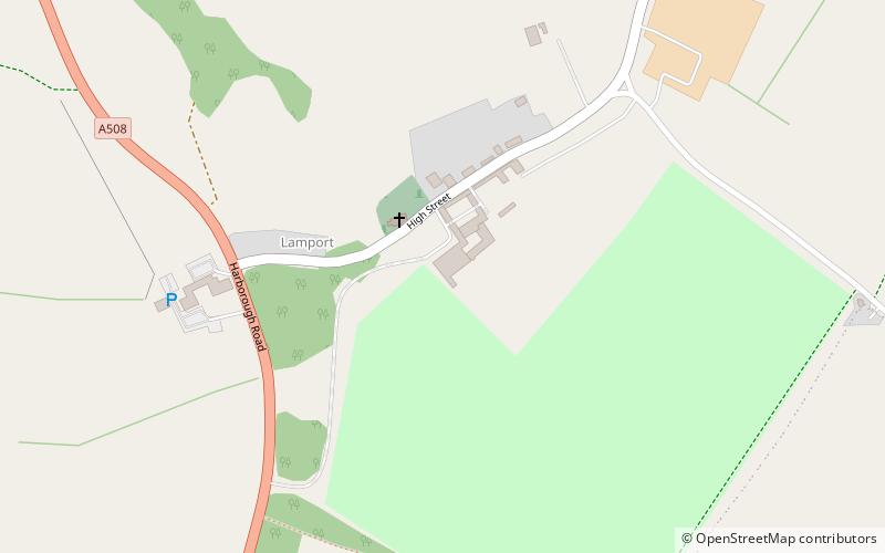 Lamport Hall location map