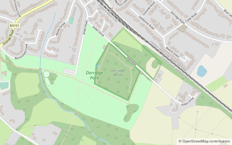 Dorridge Wood location map