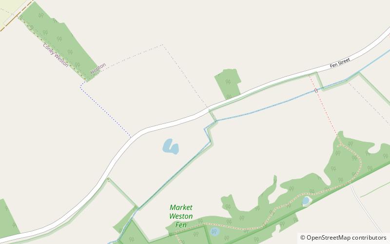 Weston Fen location map