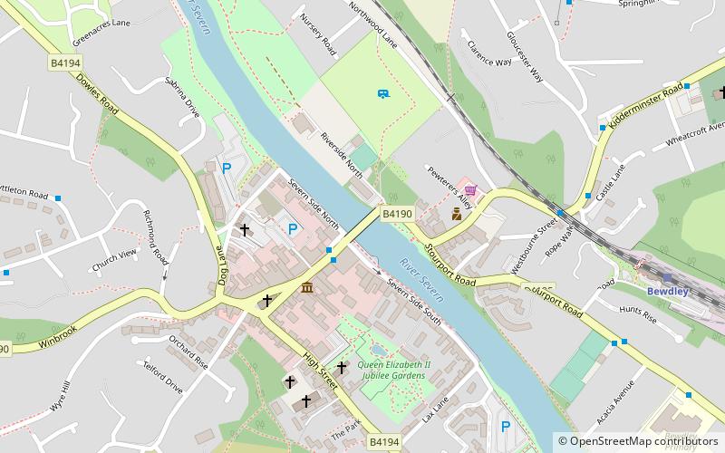 Bewdley Bridge location map