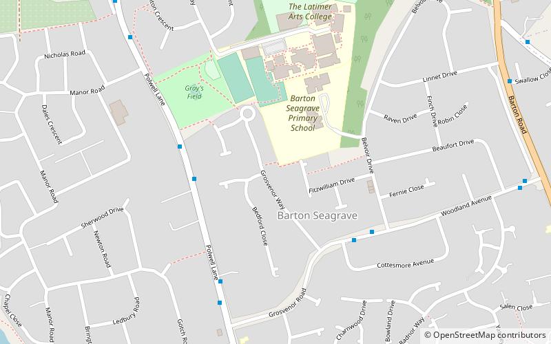 Barton Seagrave location map