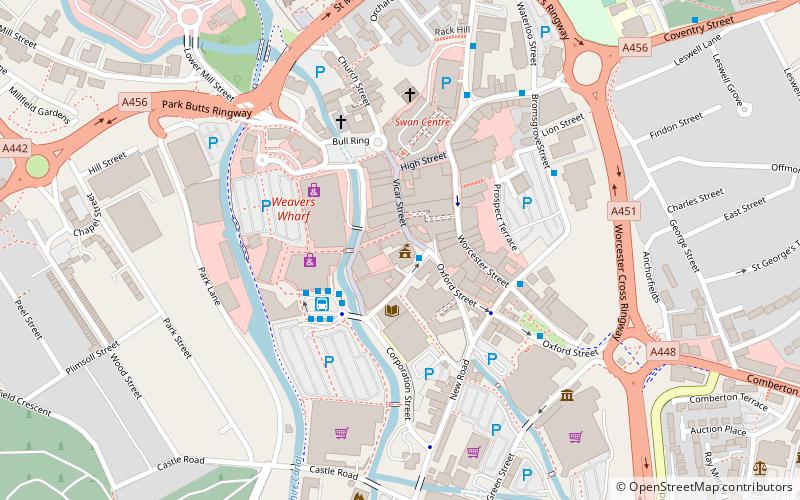 Kidderminster Town Hall location map