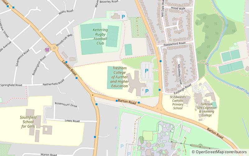 Tresham College of Further and Higher Education location map