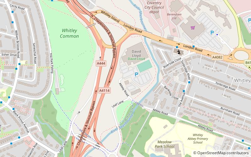 Coventry Zoo location map