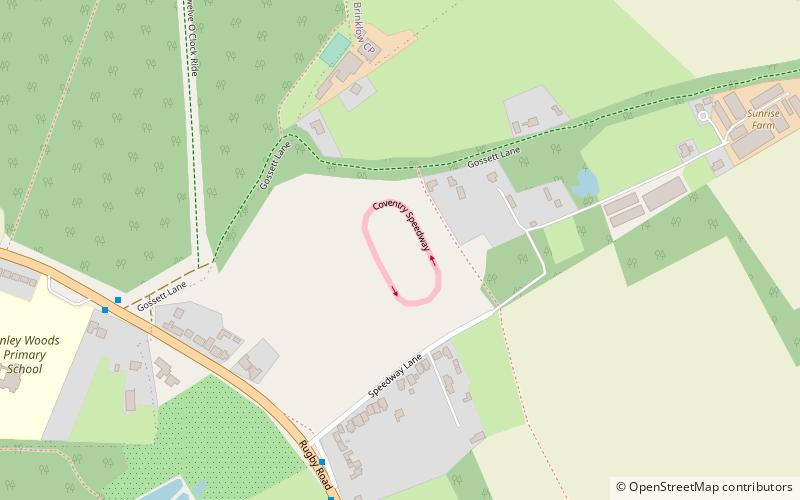 Brandon Stadium location map