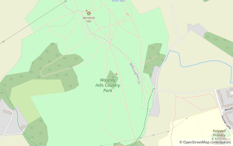 Waseley Hills Country Park location map