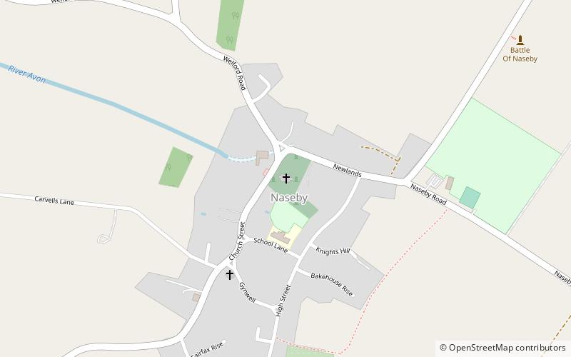 All Saints Church location map