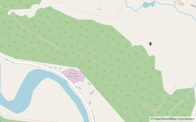ffordd coed dol fawr devils bridge location map
